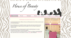 Desktop Screenshot of house-of-beauty.ch