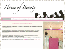 Tablet Screenshot of house-of-beauty.ch